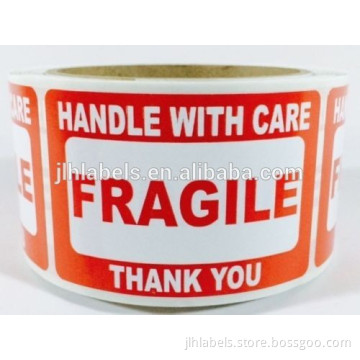 2 x 3 Fragile Handle with Care Label Sticker 500abels/roll